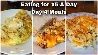 How to Eat for just $5 a Day | Day 4 of Easy Budget Meals for One | Dollar General Meal Ideas