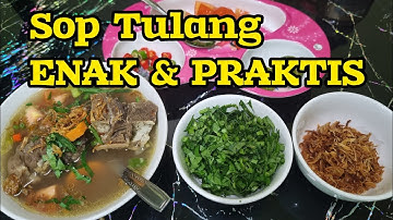 Cara Membuat Sop Tulang Sapi Yang Praktis #makanan #soptulangsapi