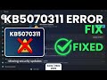 How To Fix Your Device Is Missing Important Security Updates KB507311 Not Installing