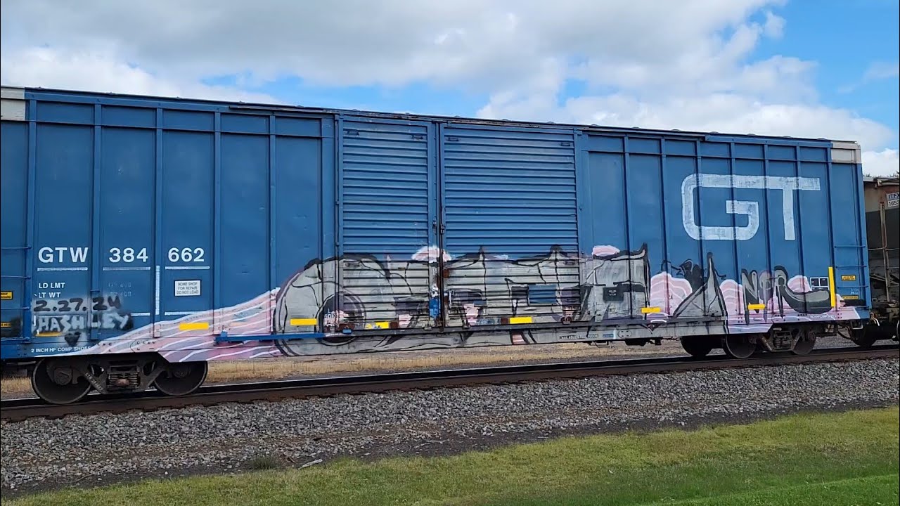 CN Northbound Mixed Train w/ ex-Citirail Lead 9/7/25 Owen, WI 