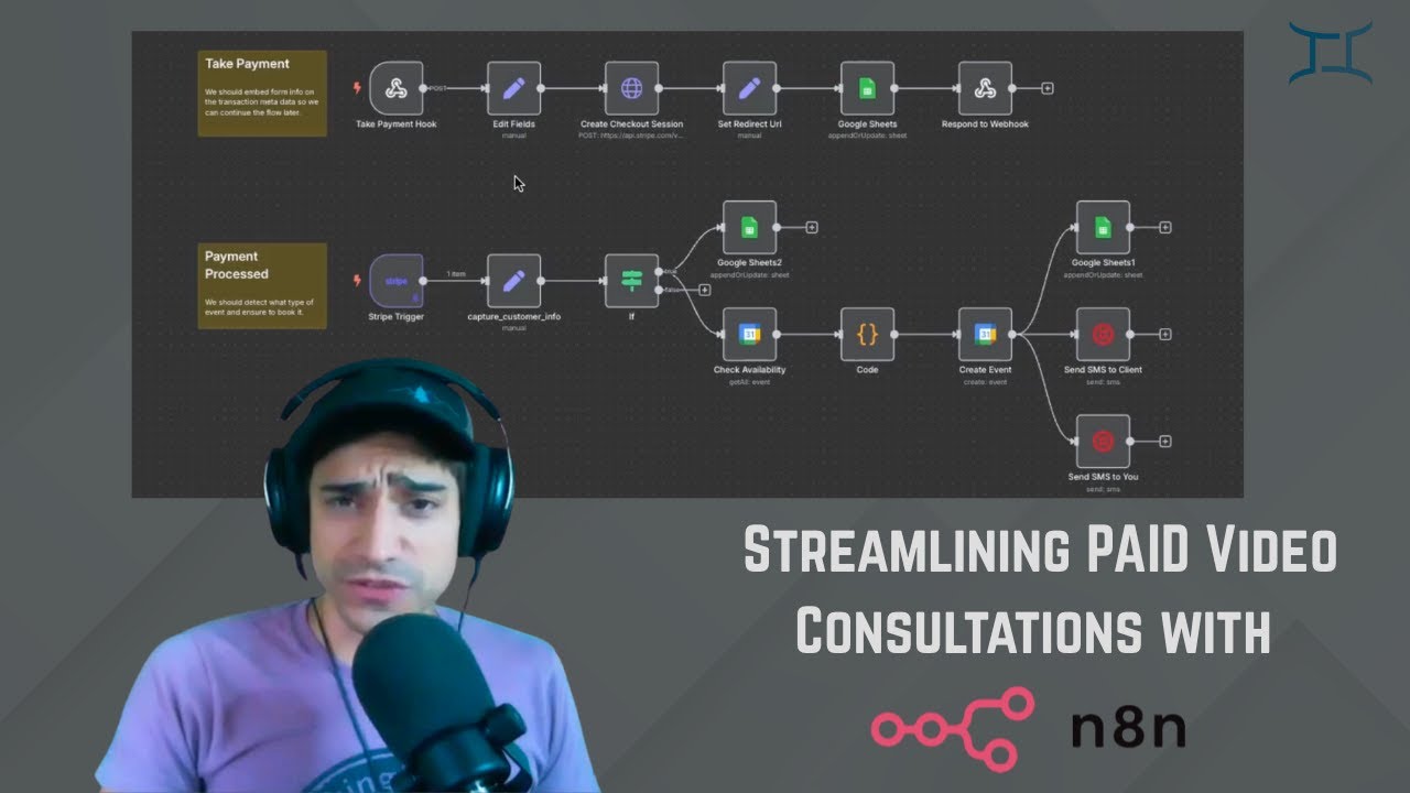 Automate Paid Virtual Consultations with n8n, Stripe, and Google Sheets – Full Guide!