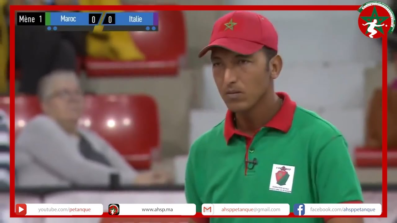 AHSP Supers gestes d'Ajouad mohammed du maroc Trophée L'Equipe 2018 pétanque