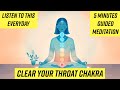 Guided Meditation for Clearing the Throat Chakra | Express Yourself Freely | Meditation Escapes
