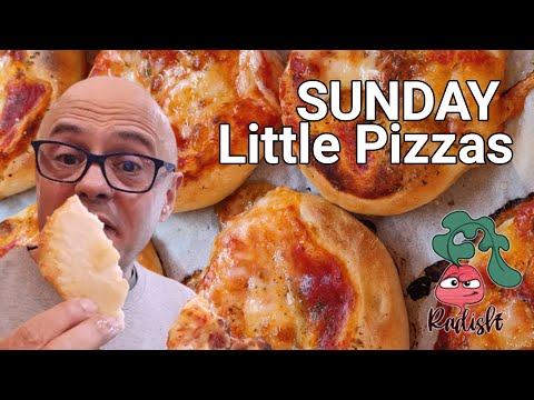 SUNDAY LITTLE PIZZAS -  A fancy and tasty version of the pizza