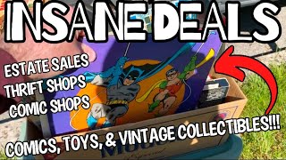 INSANE DEALS ON COMICS, TOYS & VINTAGE COLLECTIBLES!!!