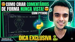 Aprenda criar comentarios no Python de uma forma nunca vista por ai???