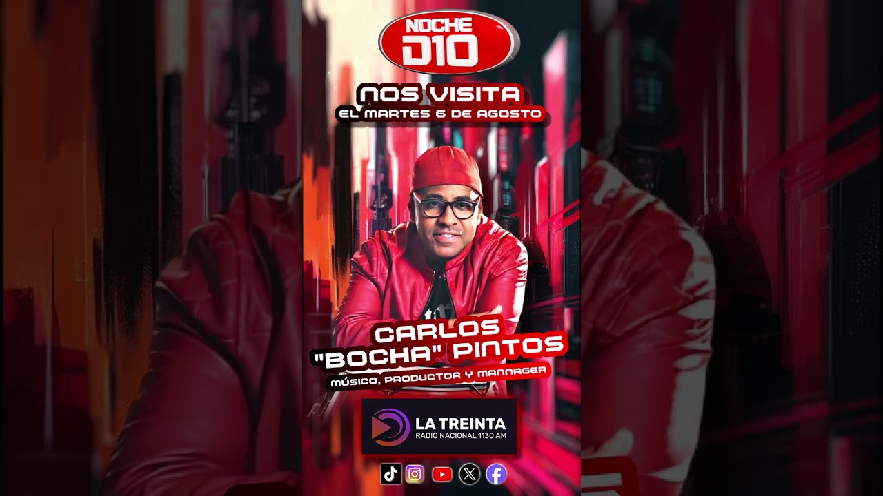 🎶✨ Carlos "Bocha" Pintos en NOCHE D10