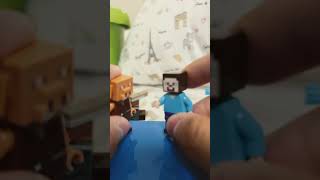 Steve’s crash out with the piglin #legominecraft #minecraft #memes