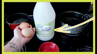 HOW TO MAKE EASY PEELING HARD BOILED EGGS | VINEAGAR HACKS | PERFECT HARD BOILED EGGS THE EASY WAY