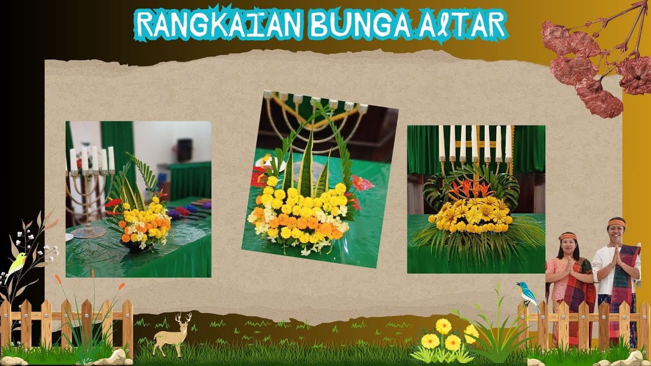 Rangkaian Bunga Altar