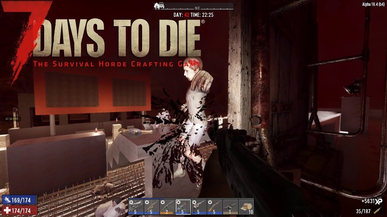 7 Days To Die: S08-E140 - Alpha 18 - The Day 42 Horde - 05-31-20 