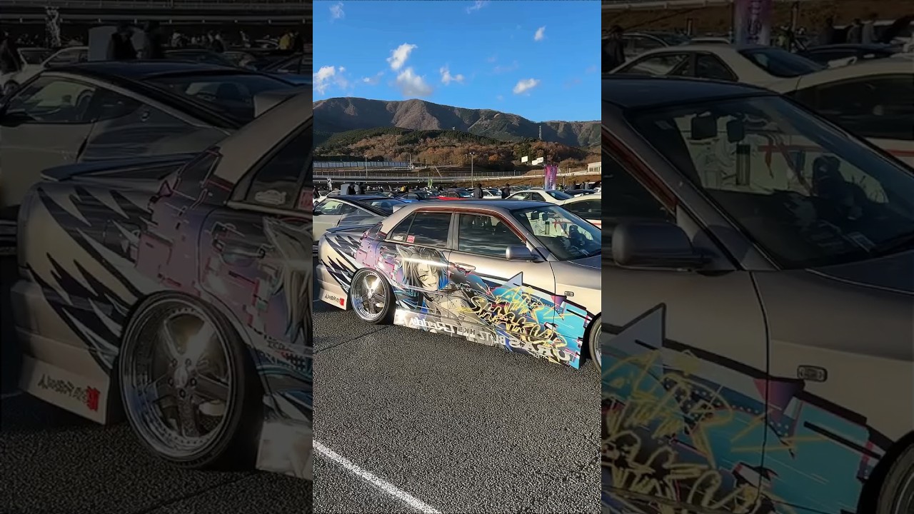 Anime car show 😎🔥😈