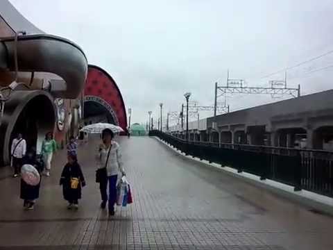 舞浜駅からディズニーランドまで歩いてみました Youtube