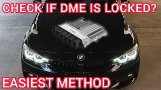 How to see if your B58 or S58 BMW DME is locked screenshot 1