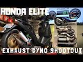 Honda dio elite dyno pipe shootout Part 1