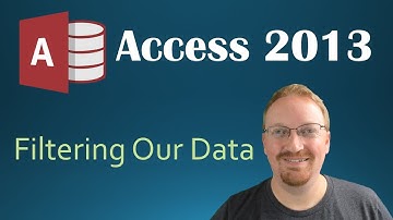 12. Filtering Our Data (Programming In Microsoft Access 2013) 🎓