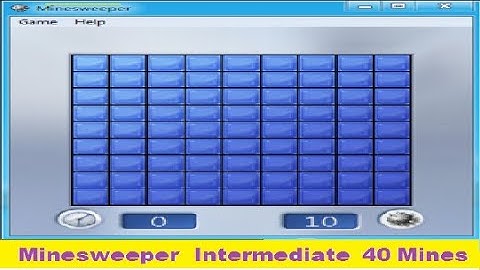 Minesweeper || How To Play Minesweeper || 40 Mines