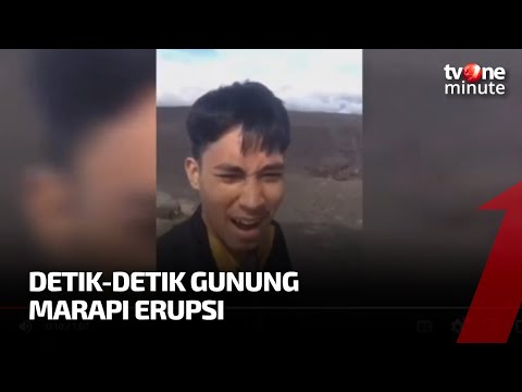 Gunung Marapi Sumbar Erupsi Saat 40 Orang Sedang Pendakian | tvOne Minute