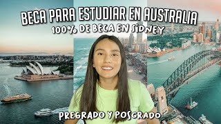 Beca COMPLETA para ESTUDIAR EN AUSTRALIA   | Beca de PREGRADO y POSGRADO