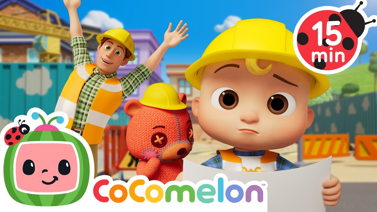 Dad's Dump Truck Dance at the Construction Site! | CoComelon Nursery Rhymes & Songs | Kids Learning