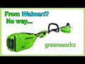 Greenworks 60V battery string trimmer REVIEW!