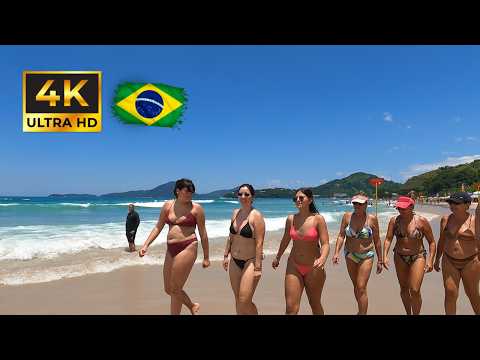 🎊 Big Beach 🇧🇷: The HIDDEN Reality of Brazil's Busiest Coast (Pre Carnival 2026 🎭) 4K HDR Walking 🔥