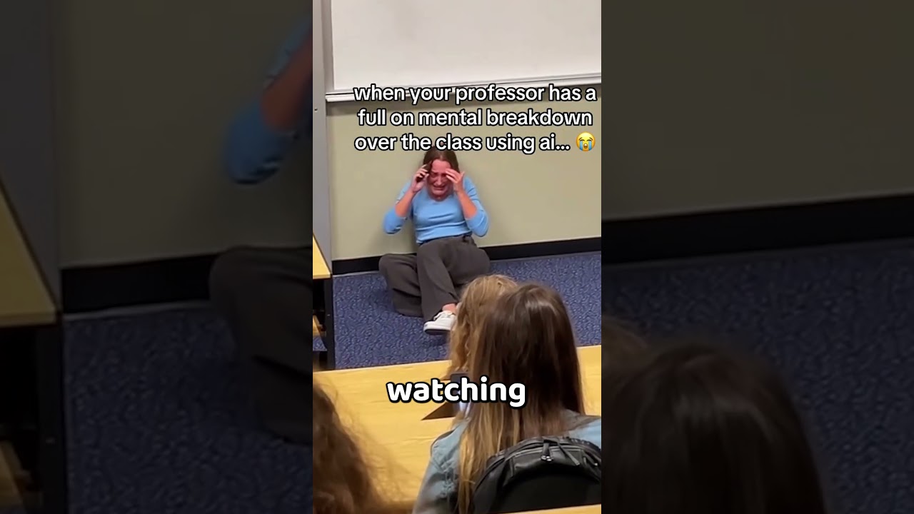 This Professor Had a Mental Breakdown 😳 (@studyvamp/TT)