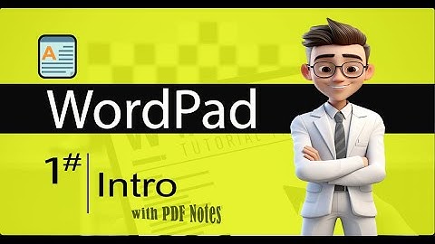 Introduction to WordPad 📝 - Your First Step in Learning || Class 1 || #gk_yt