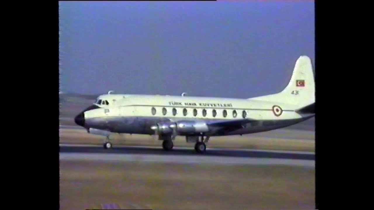 Watch Airplanes in the 1980's land and takeoff from Istanbul Airport