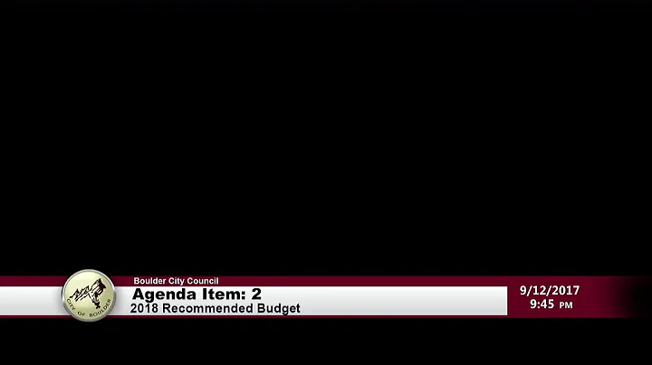 City of Boulder City Council Study Session 09-12-2017
