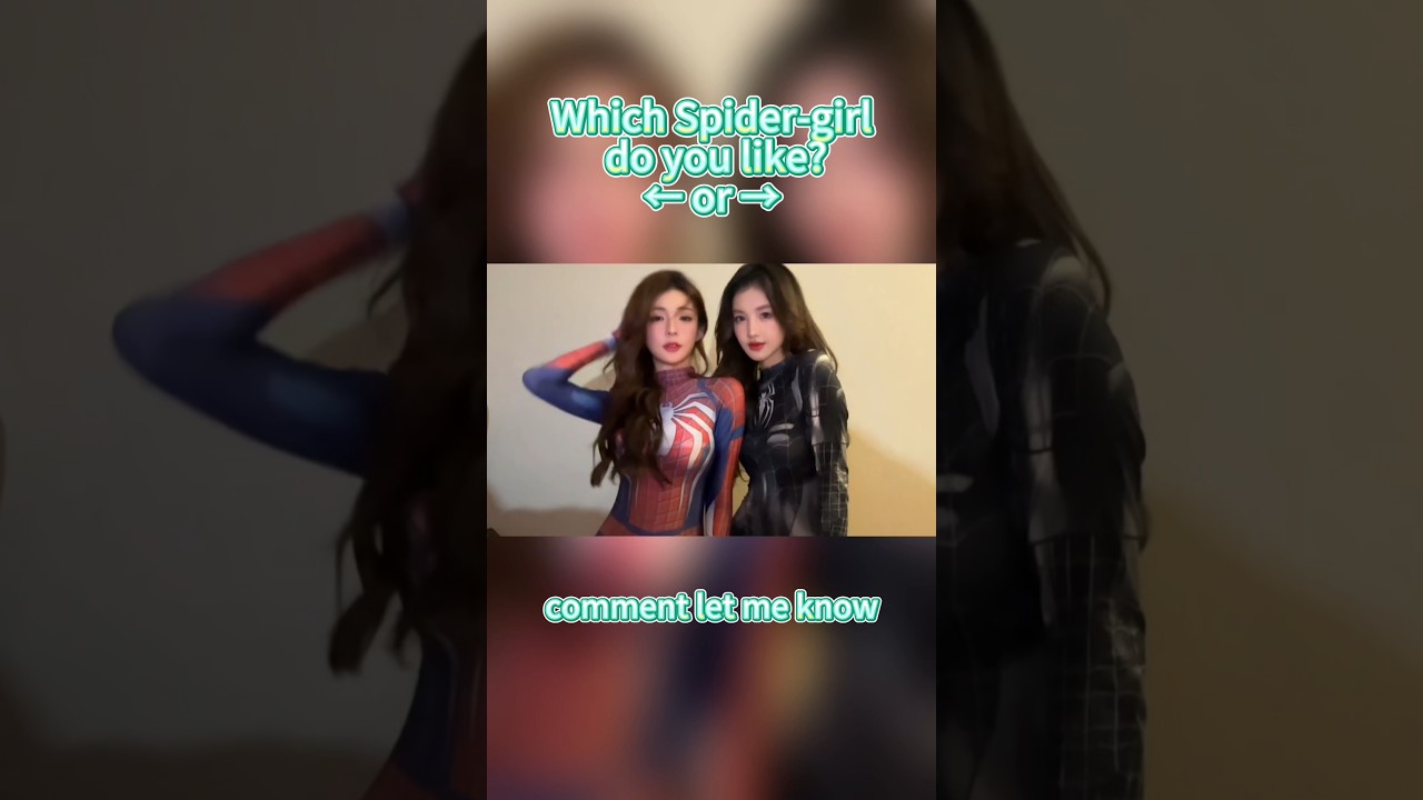 ⁣Best Spiderwoman Spidergirl Cosplay Costume Competition #1 (Marvel) 🕷💖 #spiderman