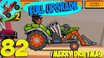 Hill Climb Racing 2 - Gameplay Walkthrough Part 82 - Tractor Max Upgrade MerryDriftmas(iOS, Android)