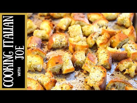 Video: How To Make Garlic Croutons