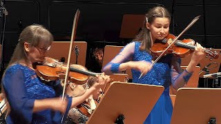 Bach – Double Violin Concerto in D minor BWV 1043 Vivace, Mirowski, Zebrowski Music School Orchestra