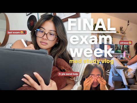 Med School Finals Week Chaos Caffeine Crashing Out Study Vlog