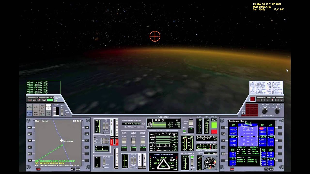 Orbiter Manual Atmospheric Entry