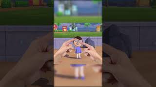 Gus got stuck! #tomodachilife #nintendo #viral #gaming #funny #fail #random