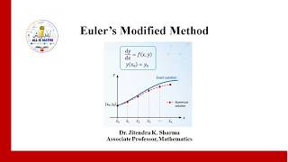 Euler's Modified Method  I Numerical Methods I Engineering Mathematics 3