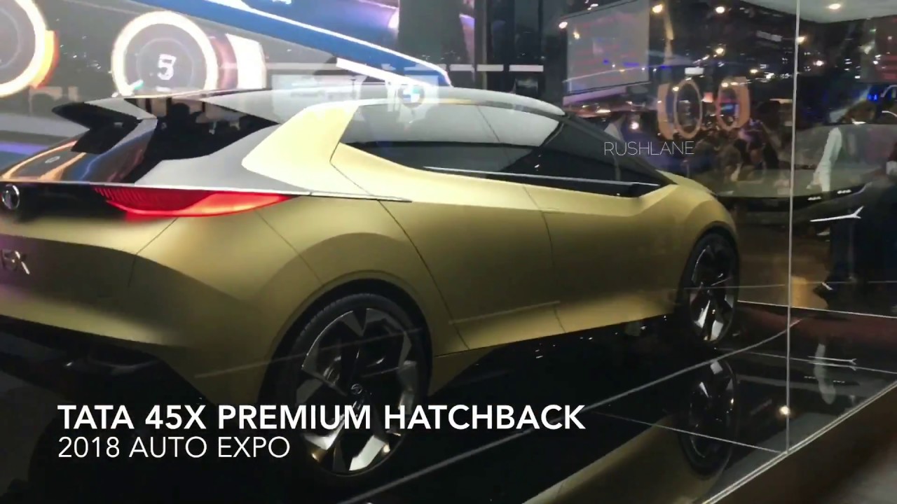 Tata 45X concept premium hatchback - 2018 Auto Expo LIVE