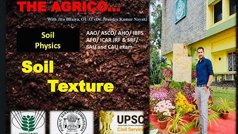 Soil Texture # Soil Physics # ICAR JRF/SRF # AAO/ASCO/AHO # SAU exam