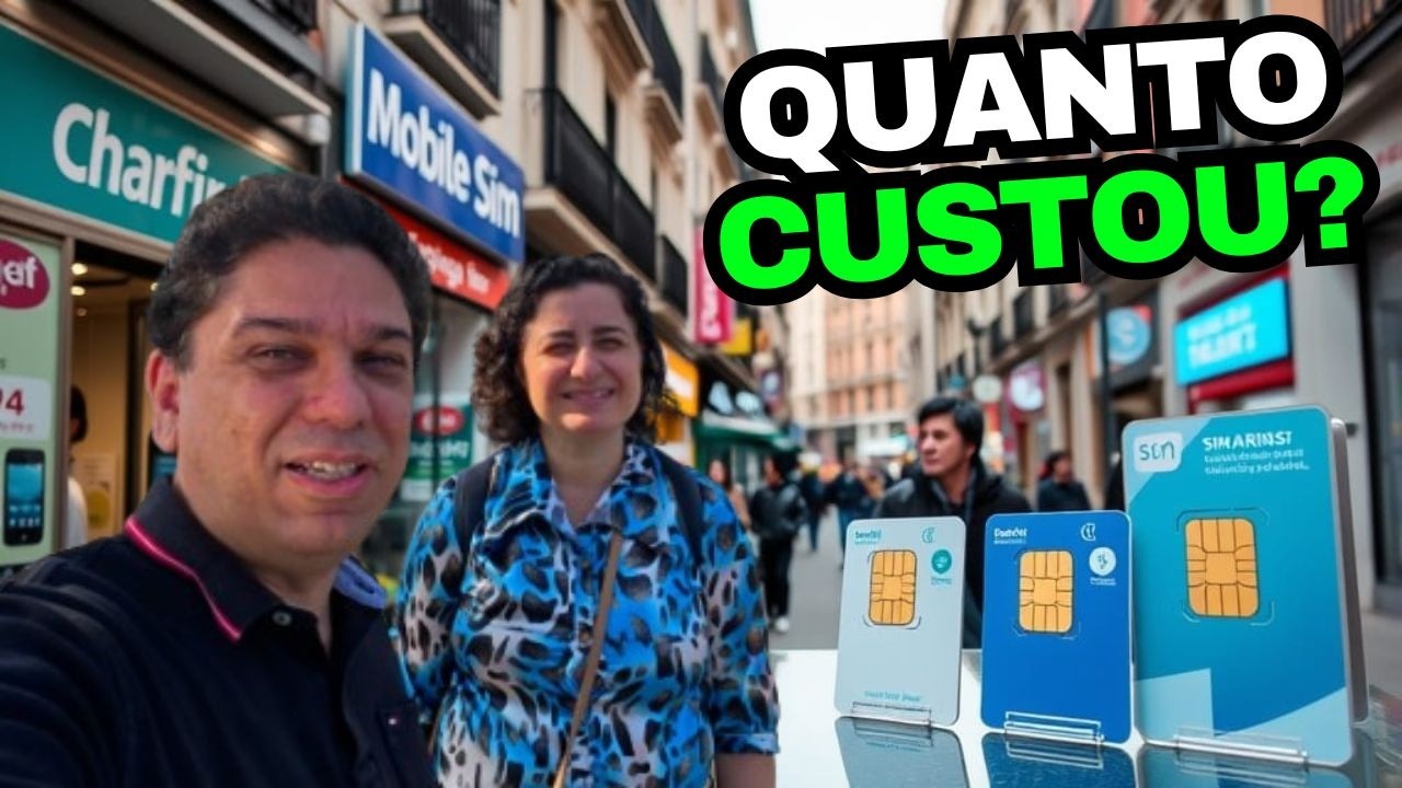 Em BUSCA de um CHIP de CELULAR BARATO em MADRI 🇪🇸