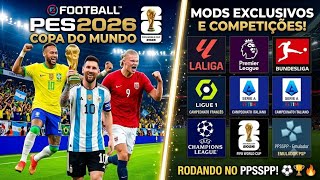 ✅ eFootBall PES 2026 PPSSPP Download MEDIAFIRE Gráficos Realistas LINK DIRETO 100% Atualizado 🥵