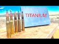 HOW STRONG IS TITANIUM? 50CAL VS TITANIUM