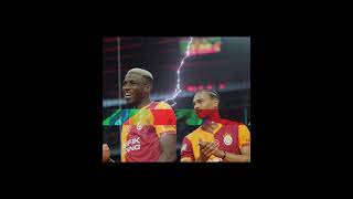 Galatasaray, Lazio Maçı Öncesi Oshimen Ve Sane Ikilisine Imza Attırdı Ve Taraftarla Tanıştırdı.