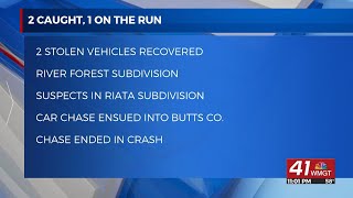 Monroe County Sheriff's Office recovers stolen vehicles; 2 arrested, 1 on the run