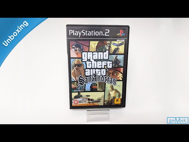 GTA San Andreas - First Edition - PS2 Unboxing 