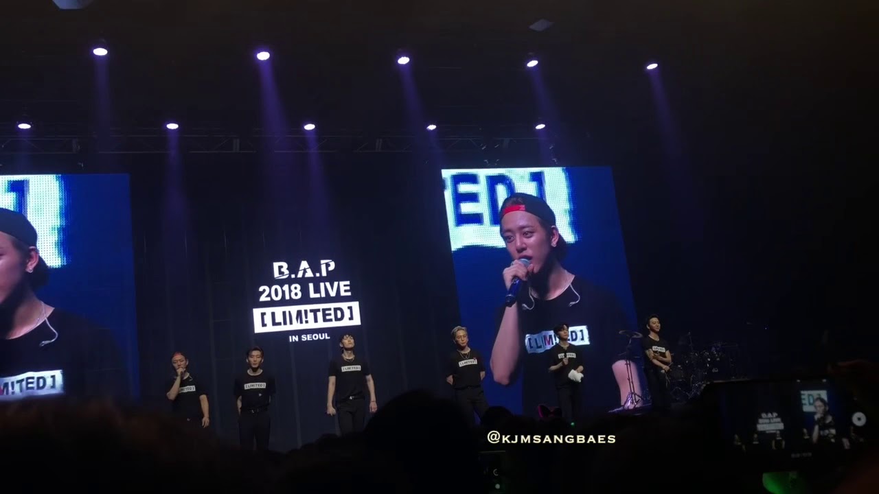 180722 [B.A.P/비에이피] Limited in Seoul Ending Ment 막콘 마지막 멘트