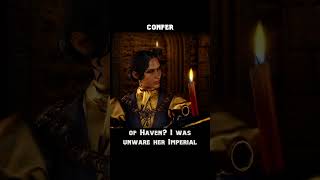 confer — Dragon age : Inquisition dialogue scene