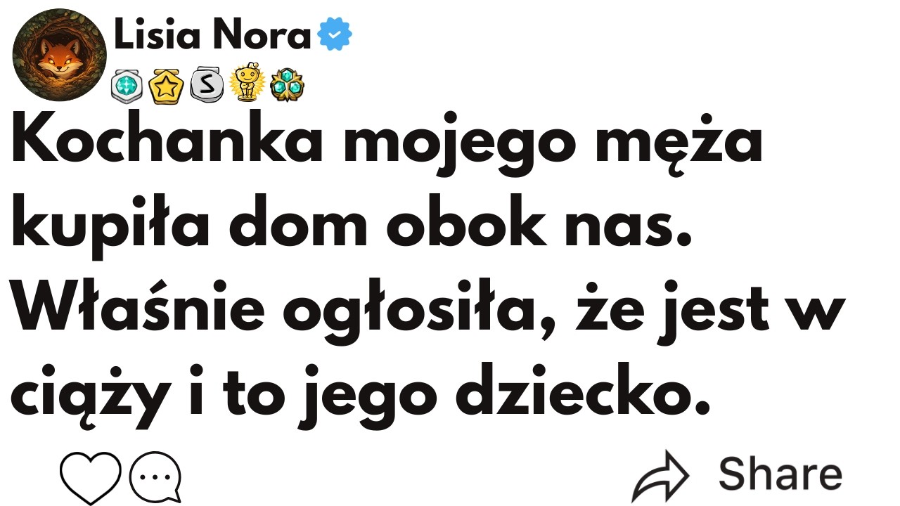 (CAŁA HISTORIA) Kochanka mojego męża kupiła dom obok nas. Właśnie ogłosiła, że jest w ciąży...