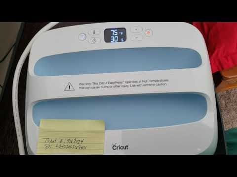 Cricut Easy Press 2 E3 error code